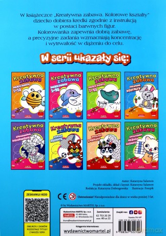 Kolorowe kształty. Kreatywna zabawa - Katarzyna Salamon [KSIĄŻKA]
