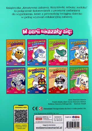 Krzyżówki, rebusy, sudoku. Kreatywna zabawa - Katarzyna Salamon [KSIĄŻKA]