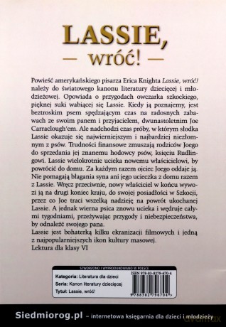 Lassie, wróć! - Eric Knight [KSIĄŻKA]