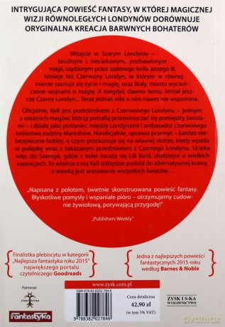 Mroczniejszy odcień magii - V.E. Schwab [KSIĄŻKA]