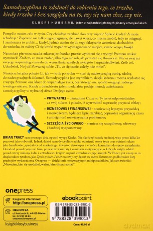 Nie tłumacz się, działaj! Odkryj moc samodyscypliny - Brian Tracy [KSIĄŻKA]