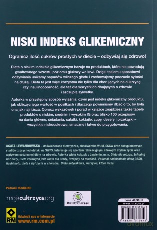 Niski indeks glikemiczny. Dieta dla zdrowia - Agata Lewandowska [KSIĄŻKA]