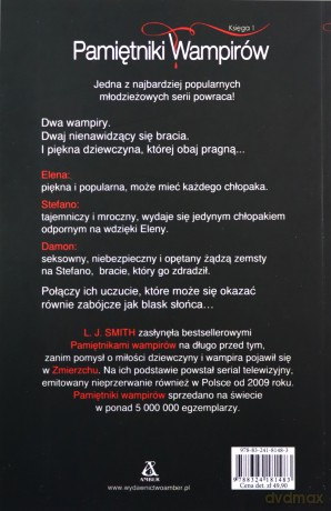 Pamiętniki Wampirów. Księga 1 - L.j. Smith [KSIĄŻKA]