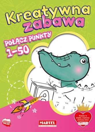 Połącz punkty 1-50. Kreatywna zabawa - Katarzyna Salamon [KSIĄŻKA]