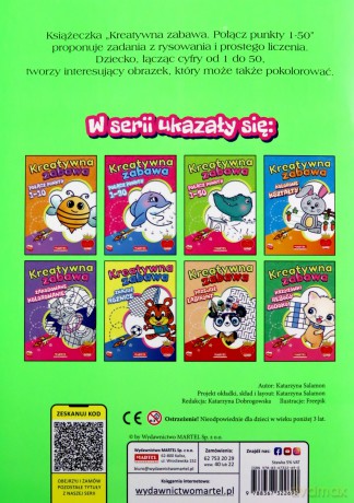 Połącz punkty 1-50. Kreatywna zabawa - Katarzyna Salamon [KSIĄŻKA]