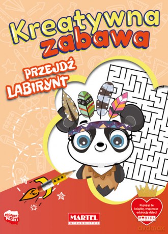 Przejdź labirynt. Kreatywna zabawa - Katarzyna Salamon [KSIĄŻKA]