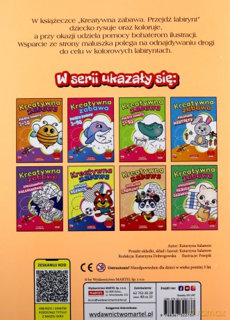 Przejdź labirynt. Kreatywna zabawa - Katarzyna Salamon [KSIĄŻKA]