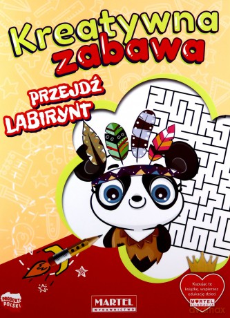 Przejdź labirynt. Kreatywna zabawa - Katarzyna Salamon [KSIĄŻKA]