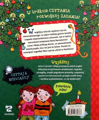 Święta w Valleby. Wielka awaria prądu. Biuro Detektywistyczne Lassego i Mai - Martin Widmark, Helena Willis [KSIĄŻKA]