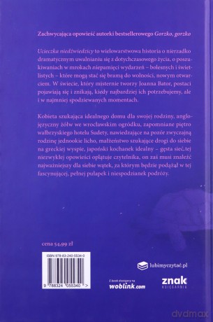 Ucieczka niedźwiedzicy - Joanna Bator [KSIĄŻKA]