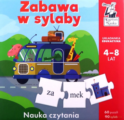 Układanka edukacyjna Zabawa w sylaby Kapitan Nauka [GRA]