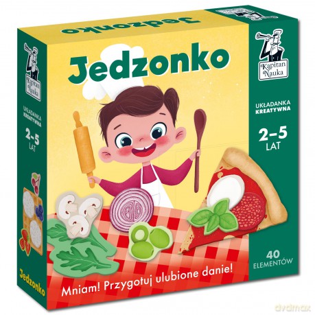 Układanka kreatywna Jedzonko Kapitan Nauka [GRA]
