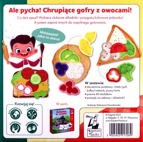 Układanka kreatywna Jedzonko Kapitan Nauka [GRA]