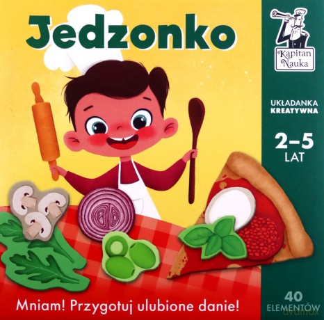 Układanka kreatywna Jedzonko Kapitan Nauka [GRA]