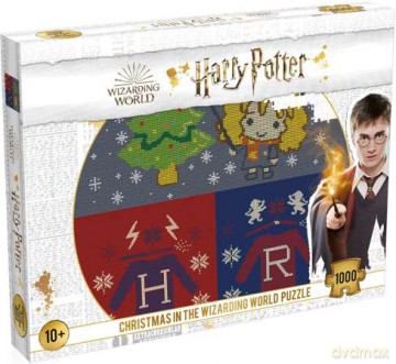 WINNING MOVES 1000 el. Harry Potter Boże Narodzenie w Hogwarcie [PUZZLE]