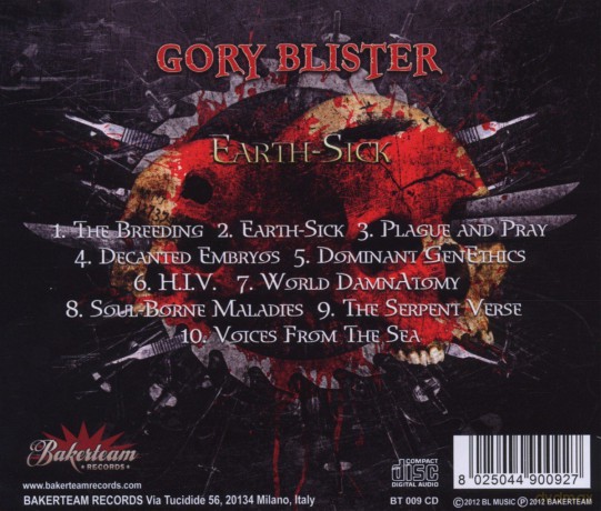 Gory Blister: Earth-Sick [CD]