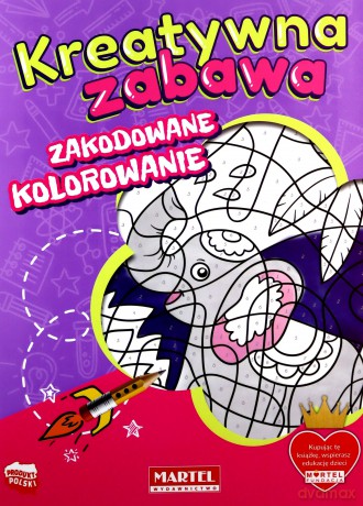 Zakodowane kolorowanie. Kreatywna zabawa - Katarzyna Salamon [KSIĄŻKA]