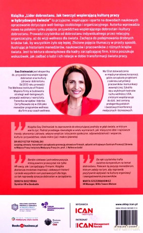 Lider dobrostanu Jak tworzyć wspierającą kulturę pracy w hybrydowym świecie [KSIĄŻKA]