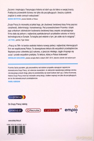 Pracuj na tak! jak zbudowaliśmy firmę opartą na zaangażowaniu [KSIĄŻKA]