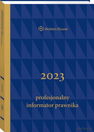 Profesjonalny Informator Prawnika 2023, granatowy (format B5) [KSIĄŻKA]