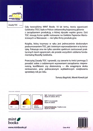 Zasady toc: zarządzanie ograniczeniami dla wzrostu biznesu [KSIĄŻKA]