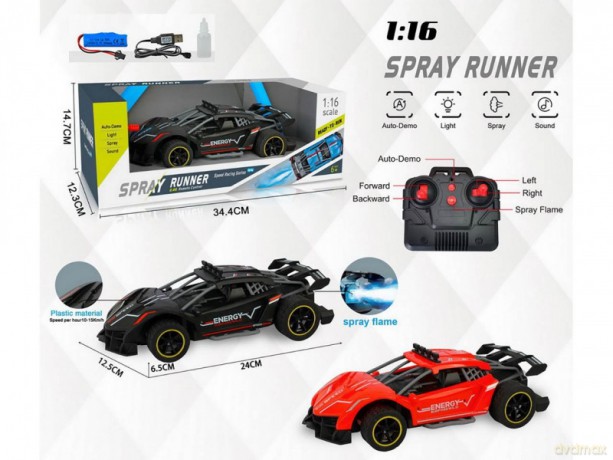 Auto zdalnie sterowane R/C dym z wydechu