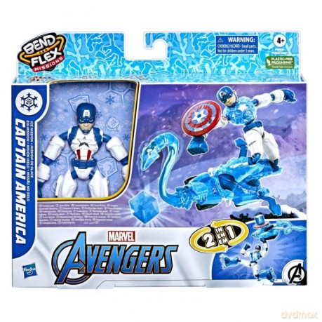 Avengers Bend and Flex Kapitan Ameryka Ice Mission [FIGURKA]