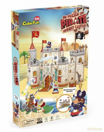 CUBIC FUN 3D - Zamek piratów [PUZZLE]