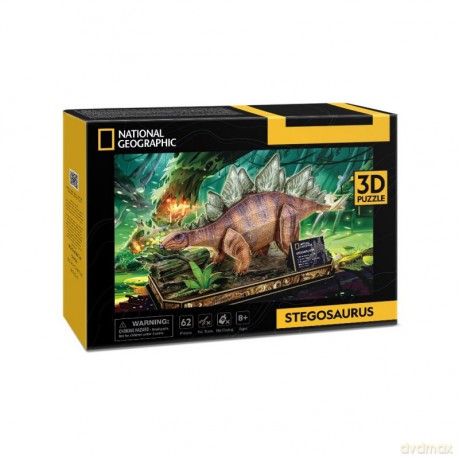 CUBIC FUN 3D National Geographic - Stegozaur [PUZZLE]