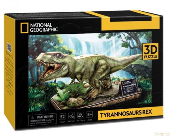 CUBIC FUN 3D National Geographic - T-Rex [PUZZLE]