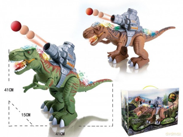 Dinozaur z katapultą B/O [FIGURKA]