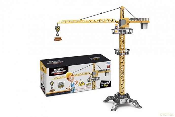 Dźwig budowlany zdalnie sterowany R/C Funny Toys For Boys