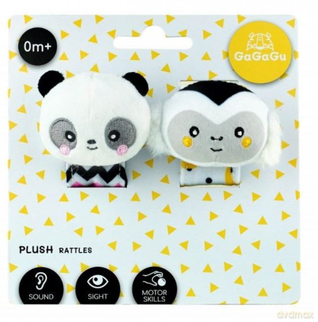 Grzechotki Panda Małpka GaGaGu