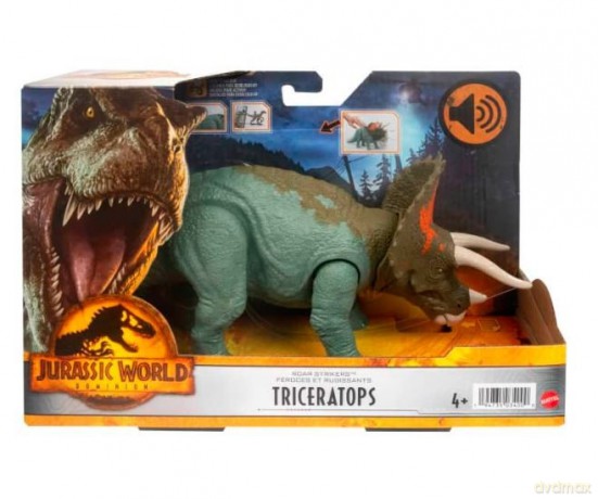 Jurassic World Dinozaur Dziki ryk Triceratops [FIGURKA]