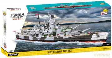 Klocki Historical Collection Battleship Tirpitz 2810 elementów [KLOCKI]
