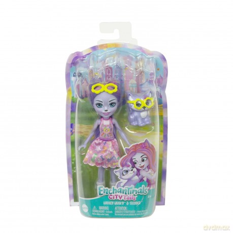 Lalka Hadley Husky Piesek Husky + figurka Sledder Enchantimals