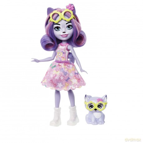 Lalka Hadley Husky Piesek Husky + figurka Sledder Enchantimals