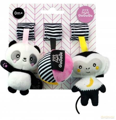 Pluszowe Zawieszki Panda Małpka Piłka GaGaGu