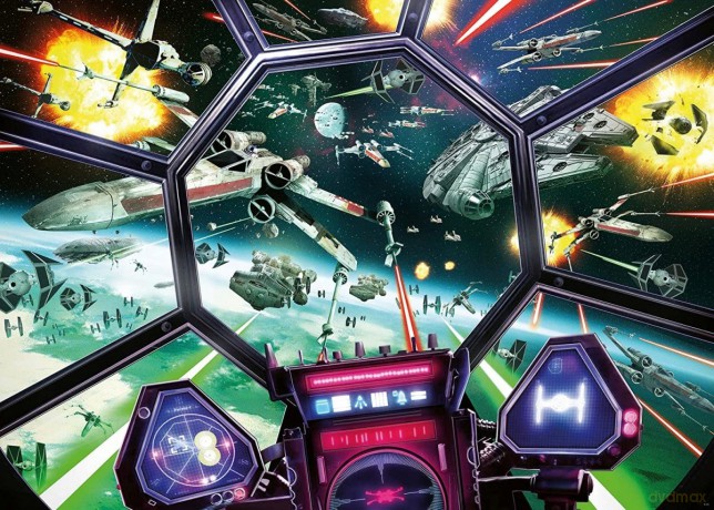 RAVENSBURGER 1000 el. - Star Wars: TIE Fighter Cockpit [PUZZLE]