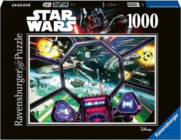 RAVENSBURGER 1000 el. - Star Wars: TIE Fighter Cockpit [PUZZLE]
