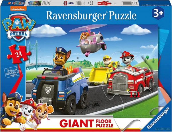 RAVENSBURGER 24 elementy Psi Patrol Gigant [PUZZLE]