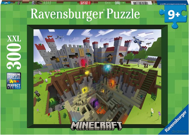 RAVENSBURGER 300 el. XXL Minecraft [PUZZLE]