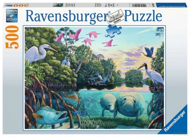 RAVENSBURGER 500 el. Morskie zwierzęta i ptaki [PUZZLE]
