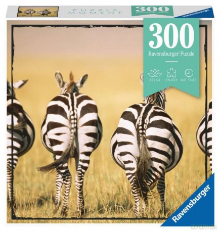 RAVENSBURGER Momenty 300 el. Zebra [PUZZLE]