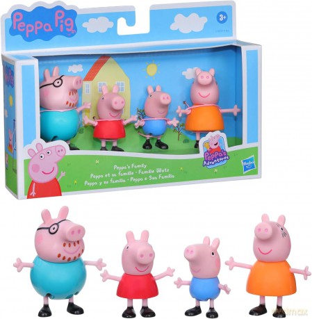 Świnka Peppa Zestaw Figurek Rodzina Peppy [FIGURKA]
