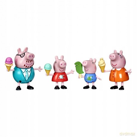 Świnka Peppa Zestaw Figurek Rodzina Peppy Na Dobranoc [FIGURKA]