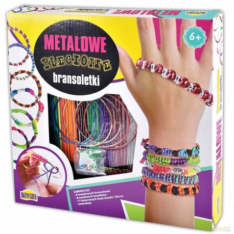 Zestaw kreatywny Metalowe plecione bransoletki