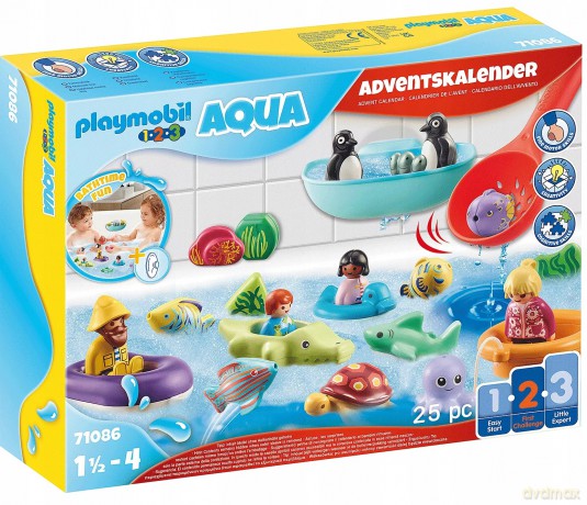 Zestaw z figurkami 1.2.3 71086 AQUA Kalendarz adwentowy