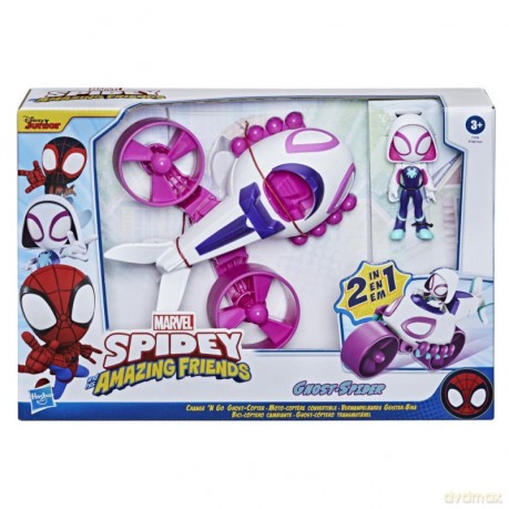 Zestaw z figurką Spidey i Super-Kumple Pojazdy bohaterów Ghost Copter [FIGURKA]