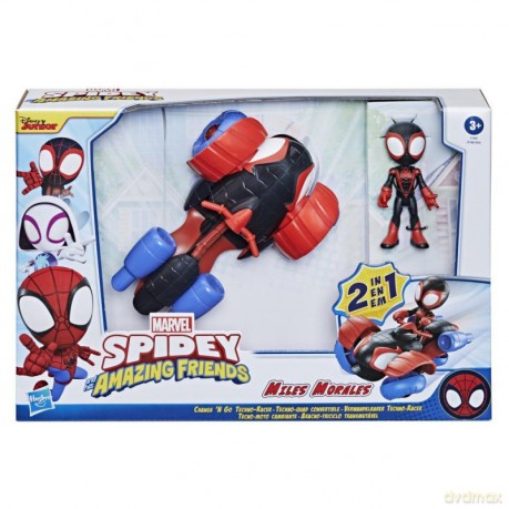 Zestaw z figurką Spidey i Super-Kumple Pojazdy bohaterów Techno Racer [FIGURKA]